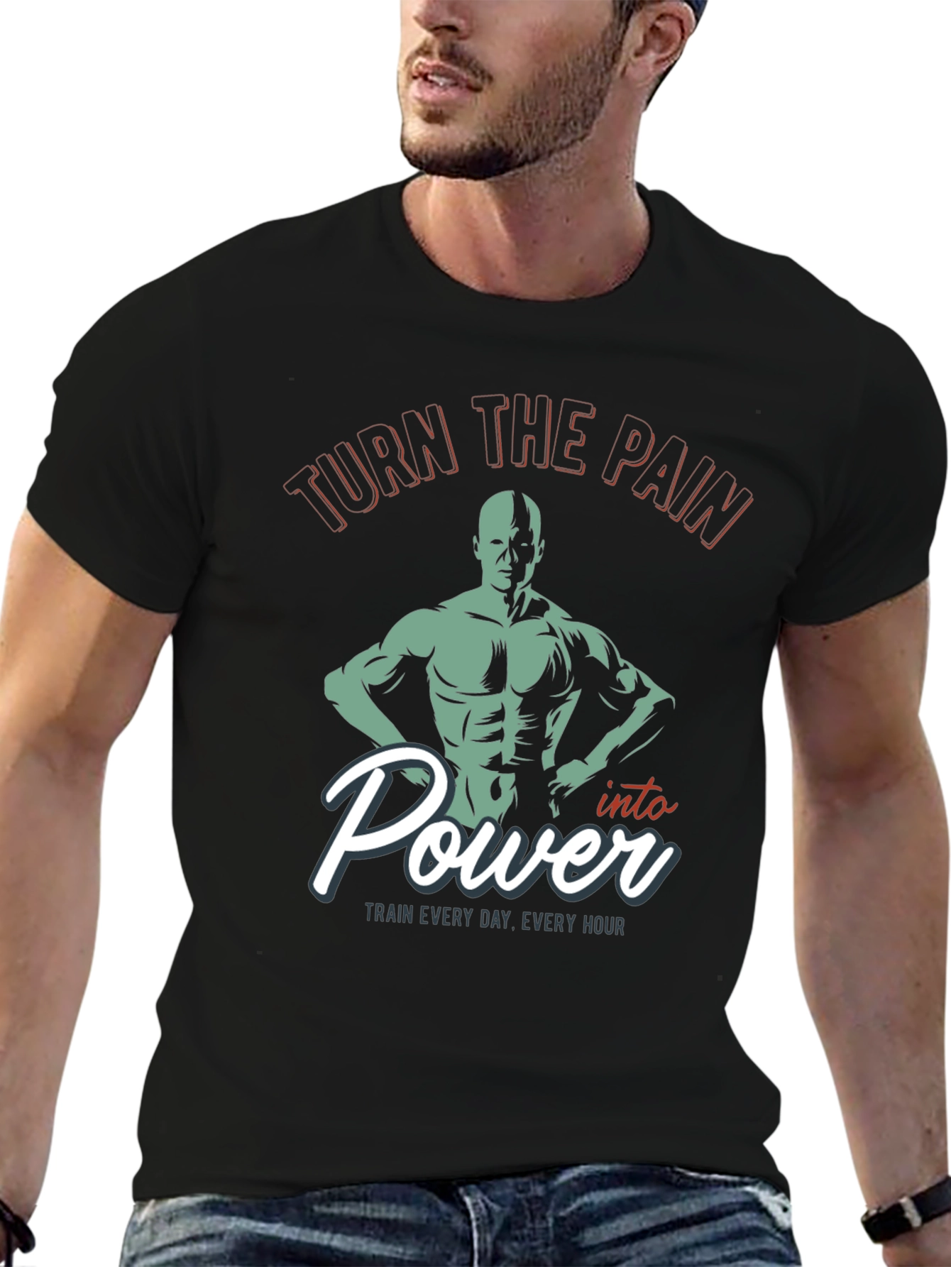 Turn the Pain Into Power Gym T-Shirt