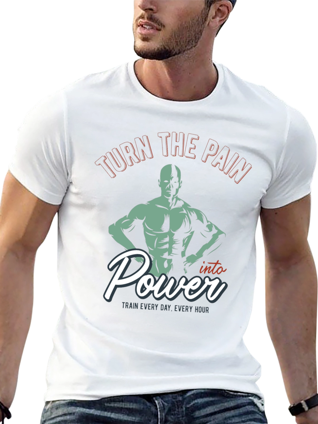 Turn the Pain Into Power Gym T-Shirt