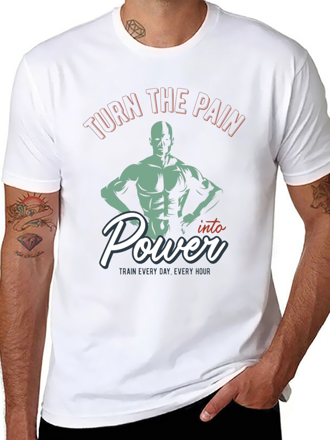 Turn the Pain Into Power Gym T-Shirt