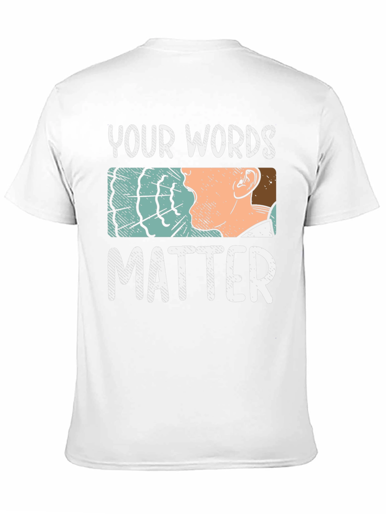 Your Words Matter Graphic Tee - Black