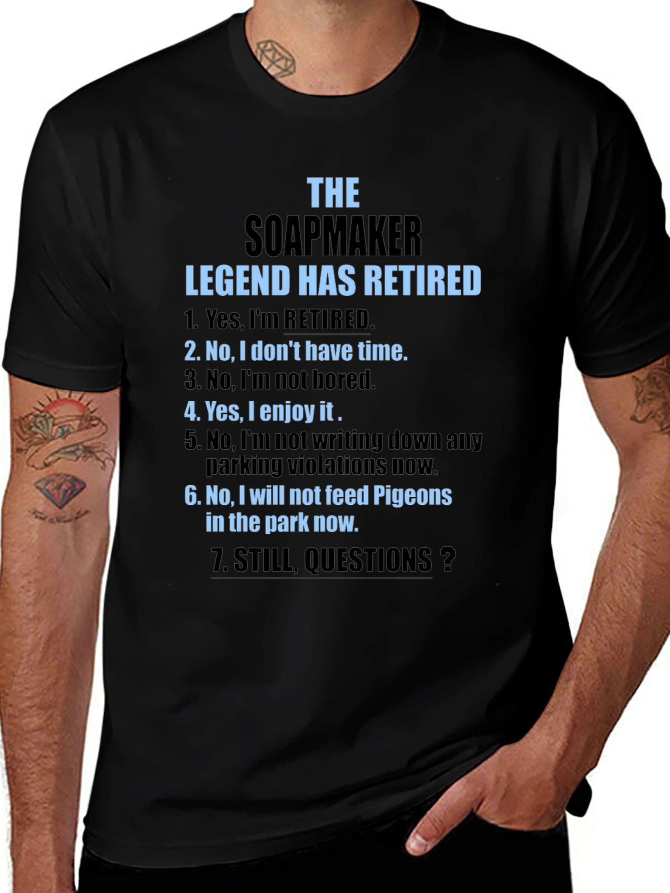 Retired Soapmaker Legend T-Shirt - Funny Retirement Gift