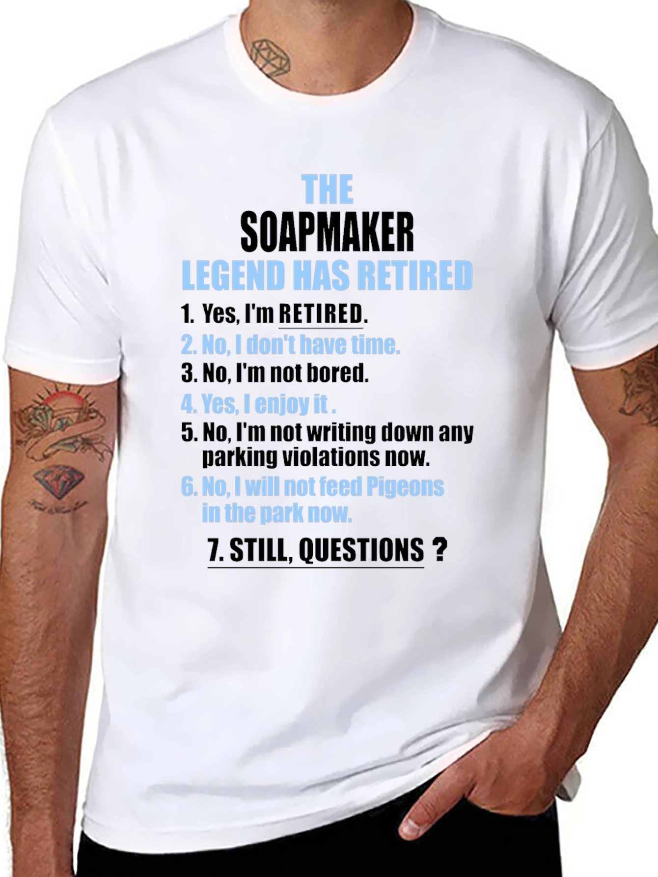 Retired Soapmaker Legend T-Shirt - Funny Retirement Gift