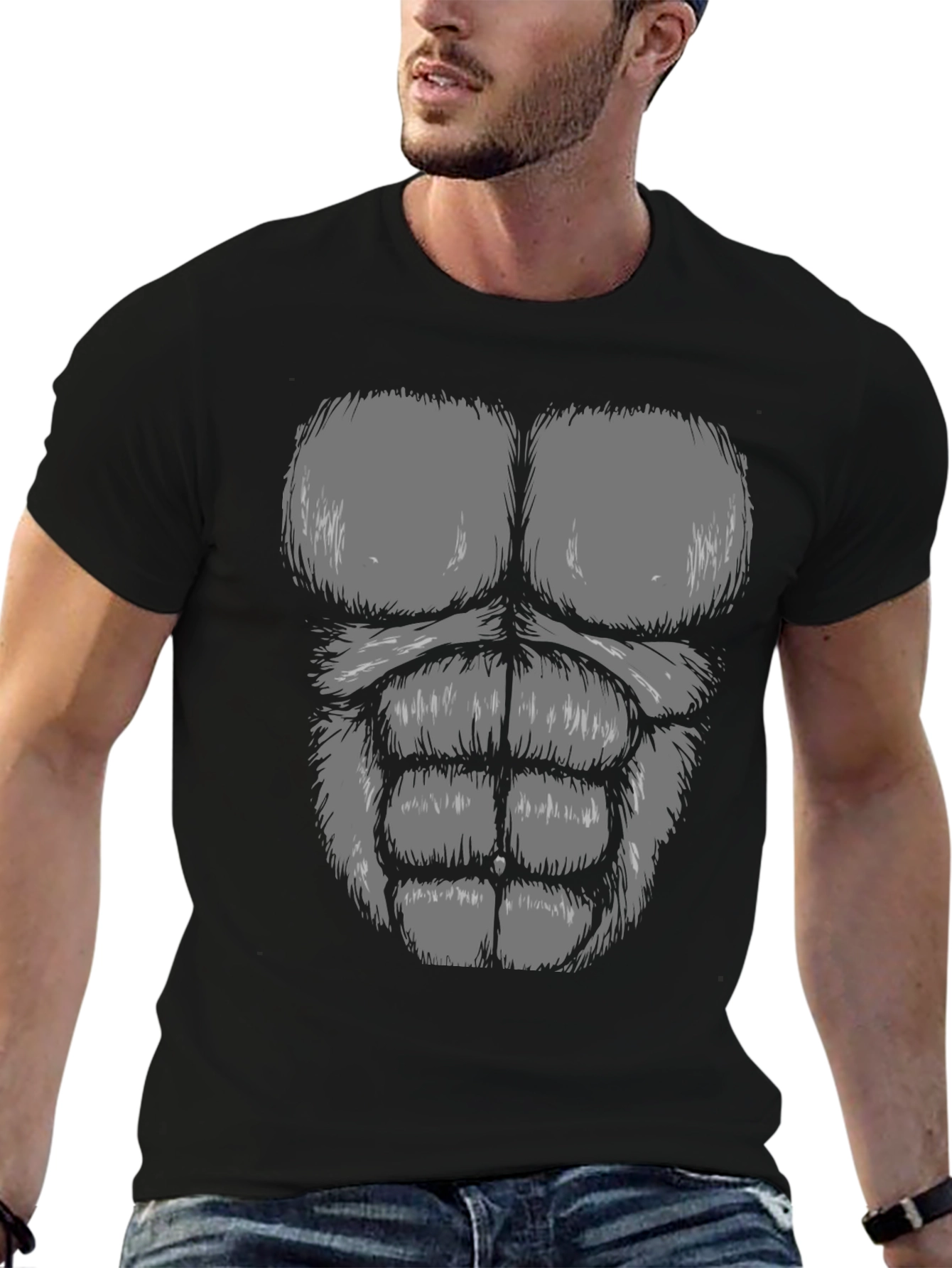 Funny Gorilla Body T-Shirt Animal Costume Tee