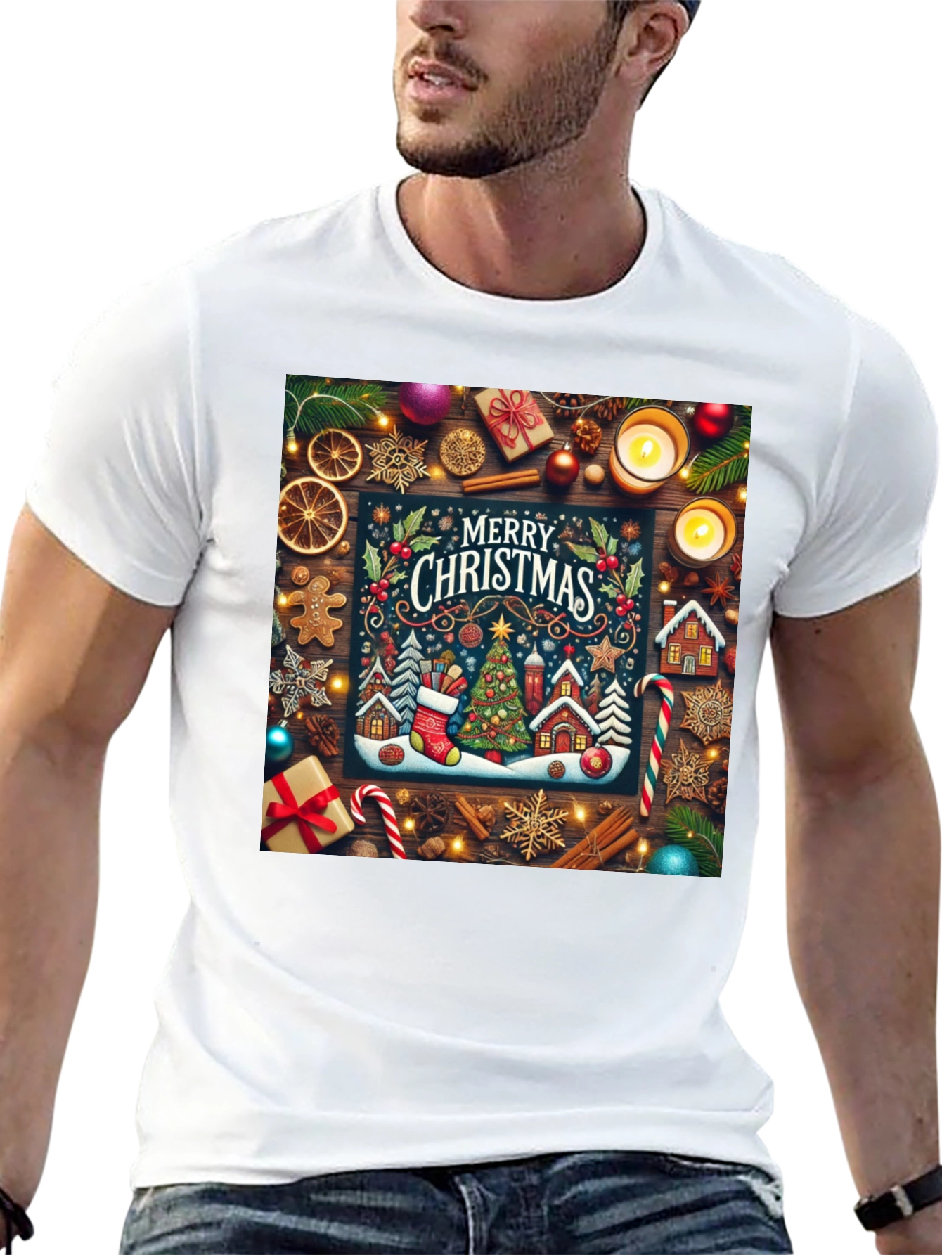 Festive Christmas Graphic Tee
