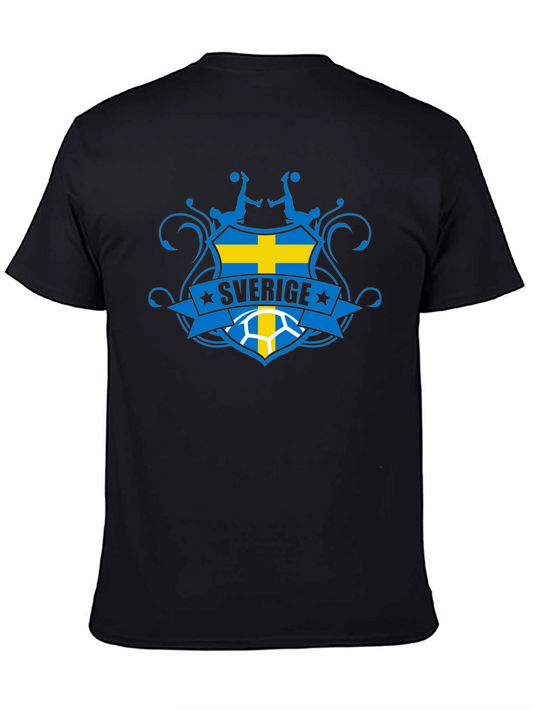 Sverige Graphic T-Shirt - Sweden Soccer Fan Tee