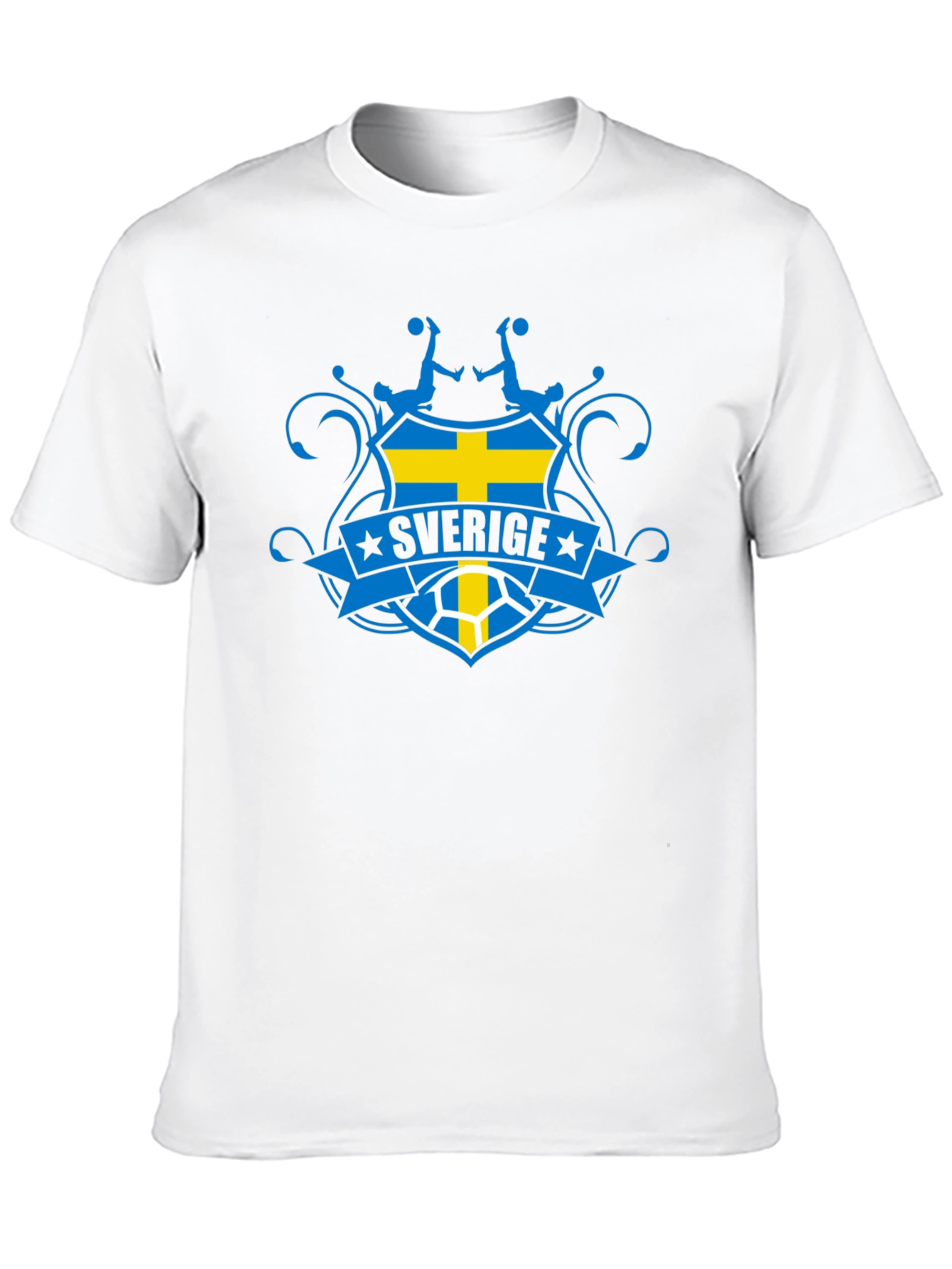 Sverige Graphic T-Shirt - Sweden Soccer Fan Tee