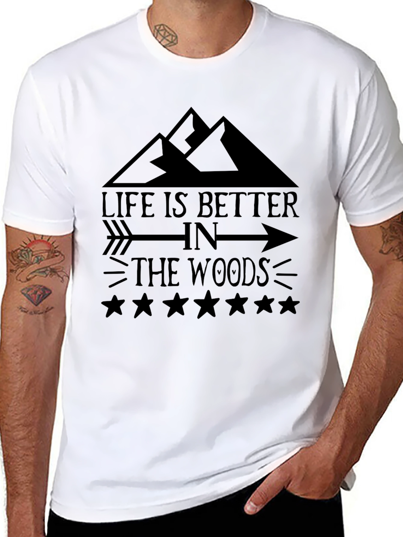 Life is Better in the Woods Graphic Tee
