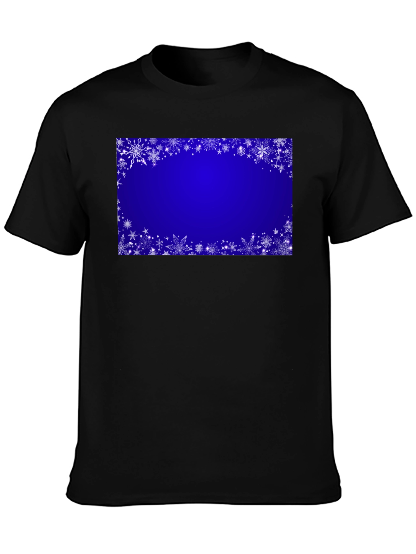 Snowflake Frame T-Shirt - Winter Holiday Graphic Tee