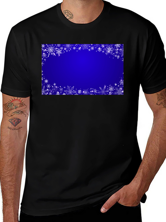 Snowflake Frame T-Shirt - Winter Holiday Graphic Tee
