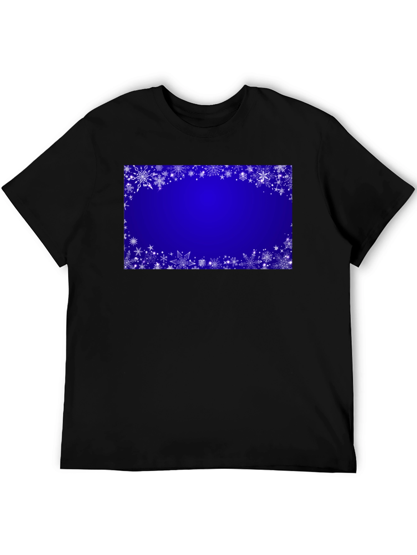 Snowflake Frame T-Shirt - Winter Holiday Graphic Tee