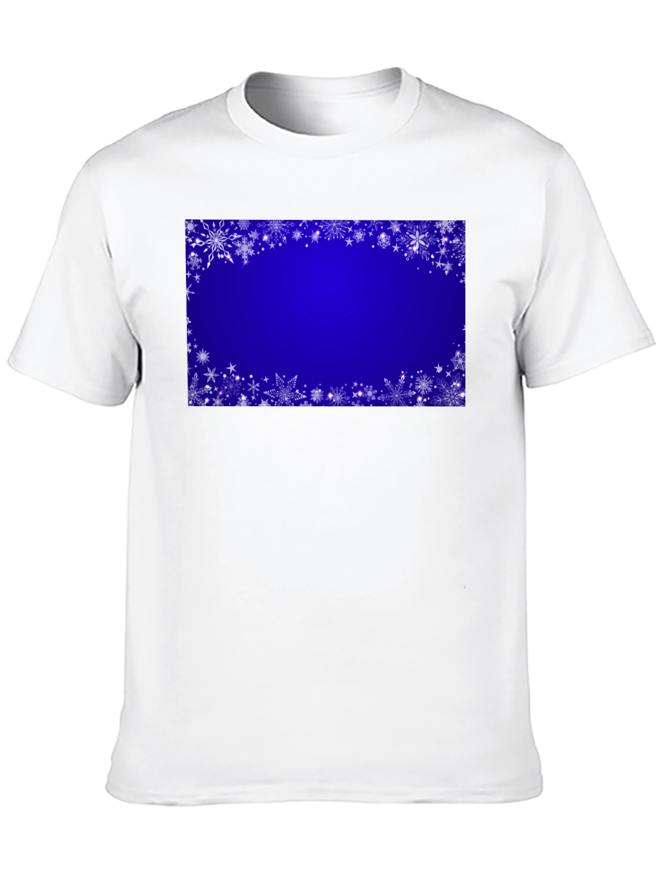 Snowflake Frame T-Shirt - Winter Holiday Graphic Tee