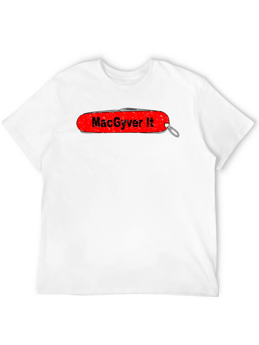 MacGyver It Swiss Army Knife Graphic T-Shirt