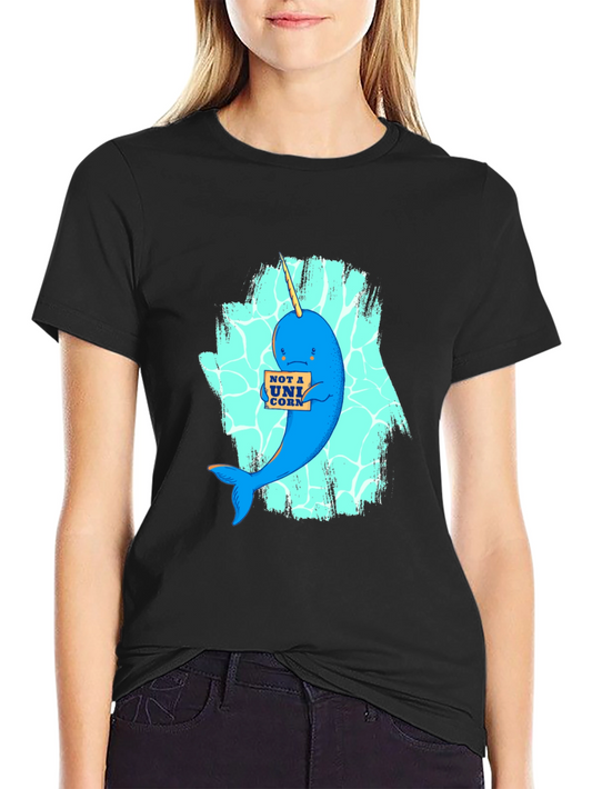 Narwhal Graphic T-Shirt - Not A Unicorn