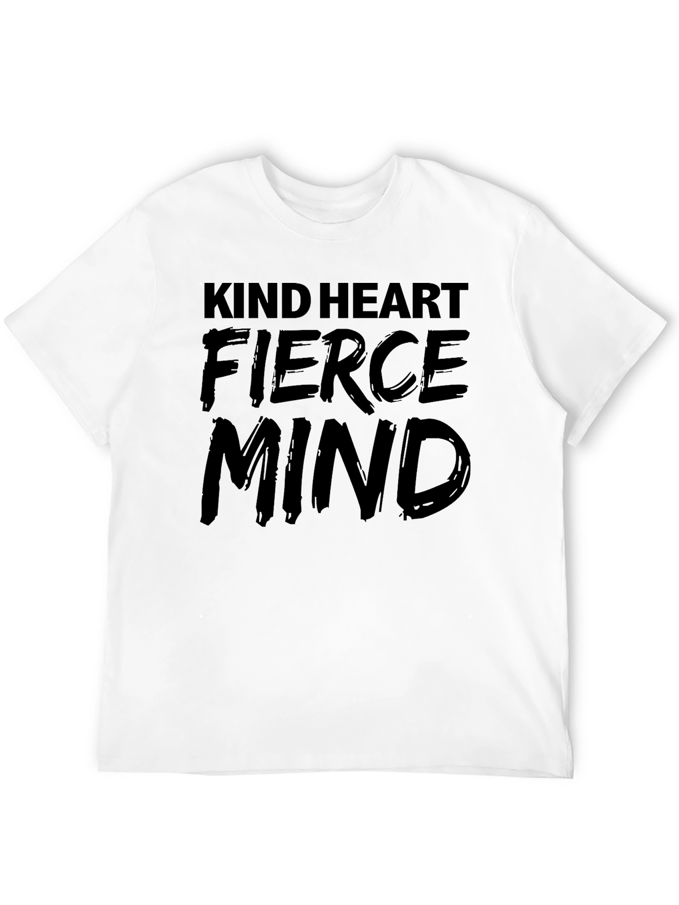 Kind Heart Fierce Mind Graphic Tee - Black