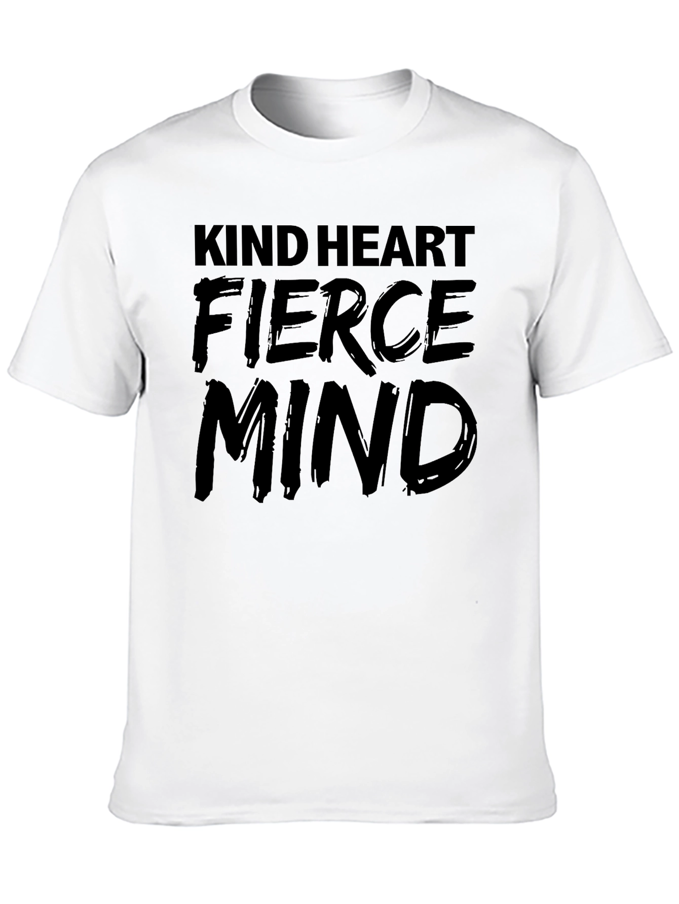 Kind Heart Fierce Mind Graphic Tee - Black