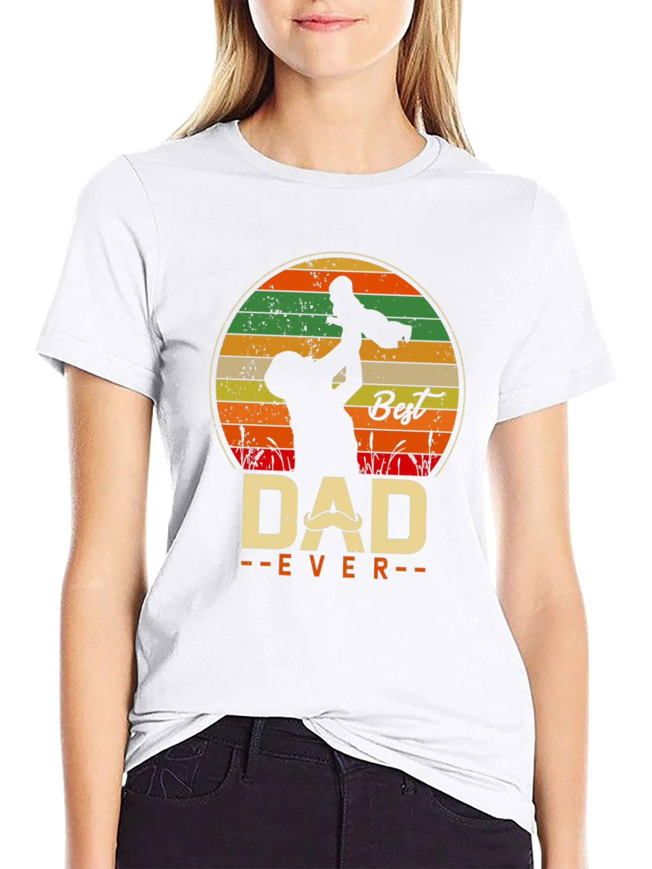 Best Dad Ever Graphic Tee - Fathers Day Gift