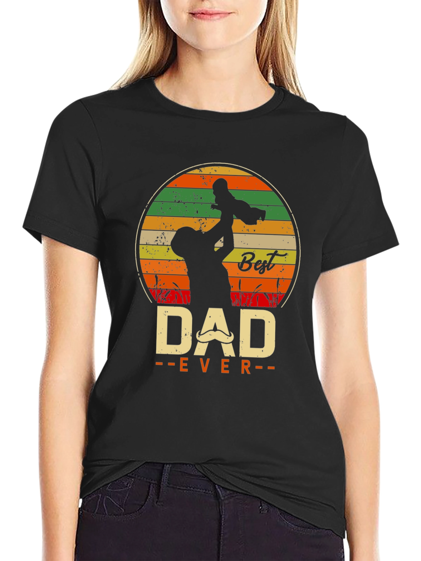 Best Dad Ever Graphic Tee - Fathers Day Gift
