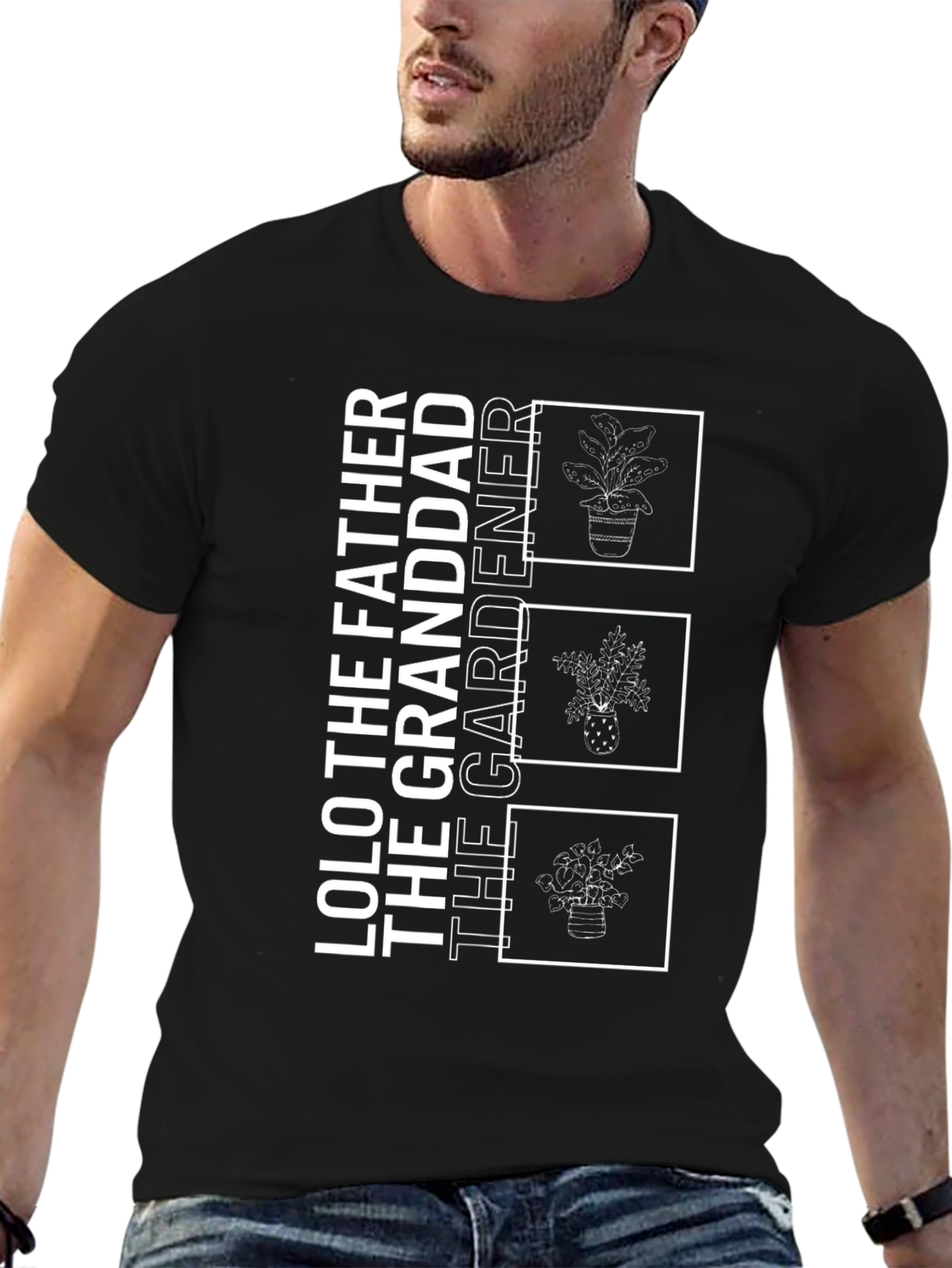 Lolo The Father Gardener Granddad T-Shirt