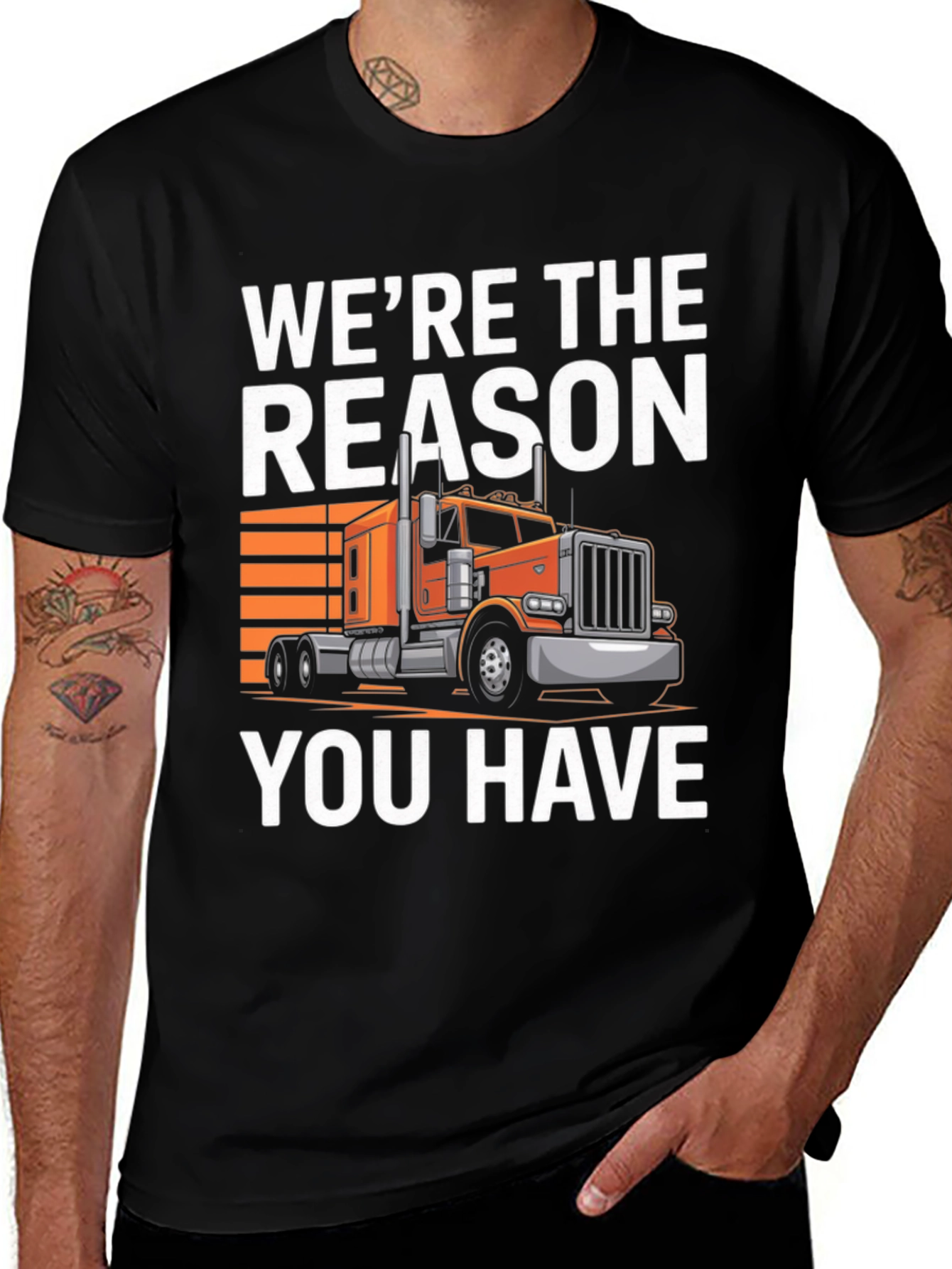 Trucker Pride T-Shirt - Were The Reason You Have