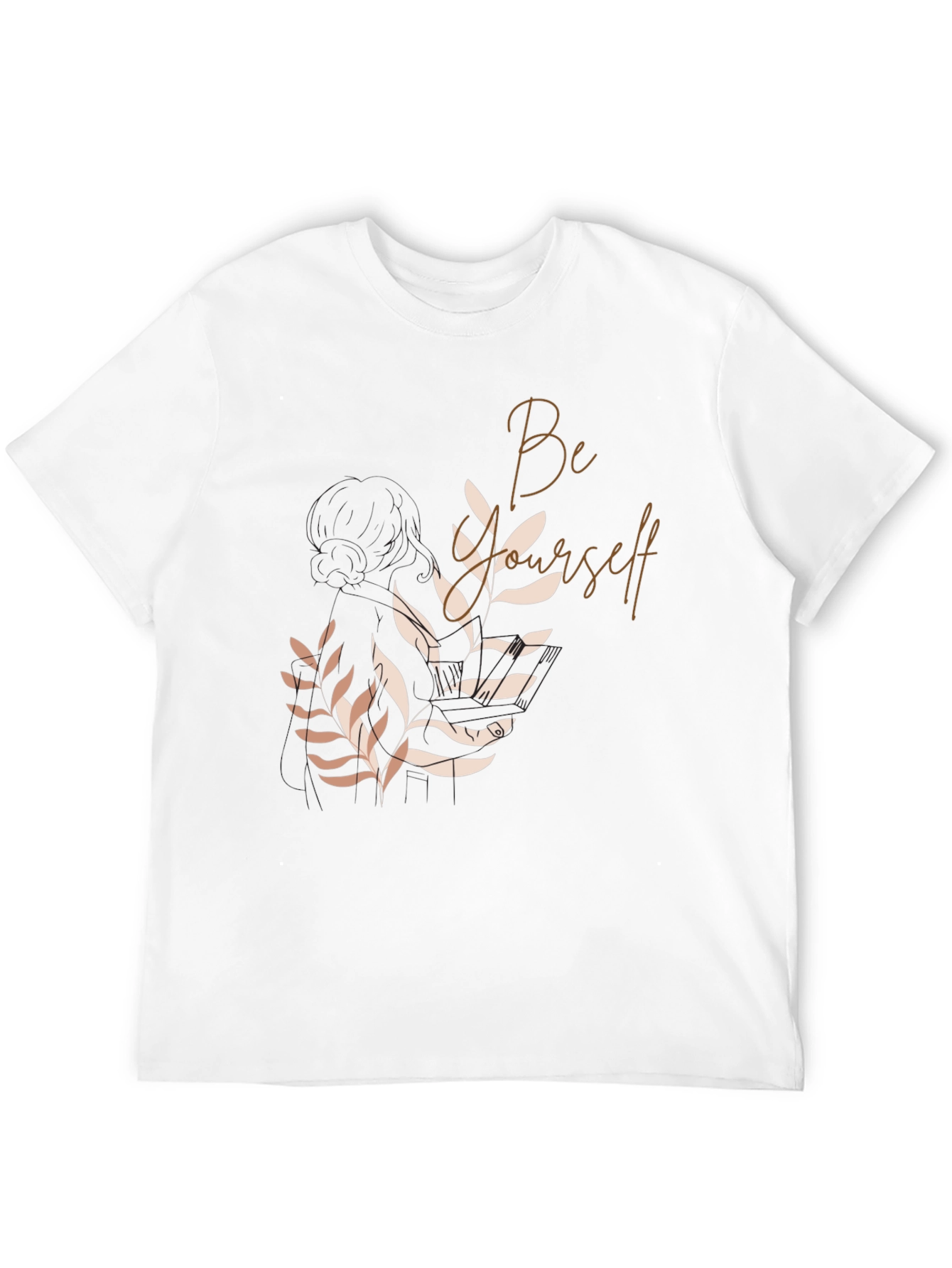 Be Yourself Graphic Tee - Stylish Black T-Shirt