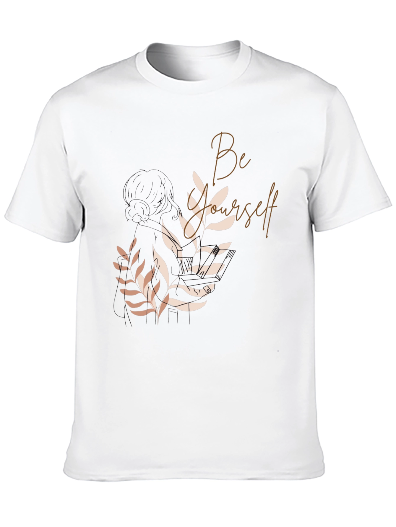 Be Yourself Graphic Tee - Stylish Black T-Shirt