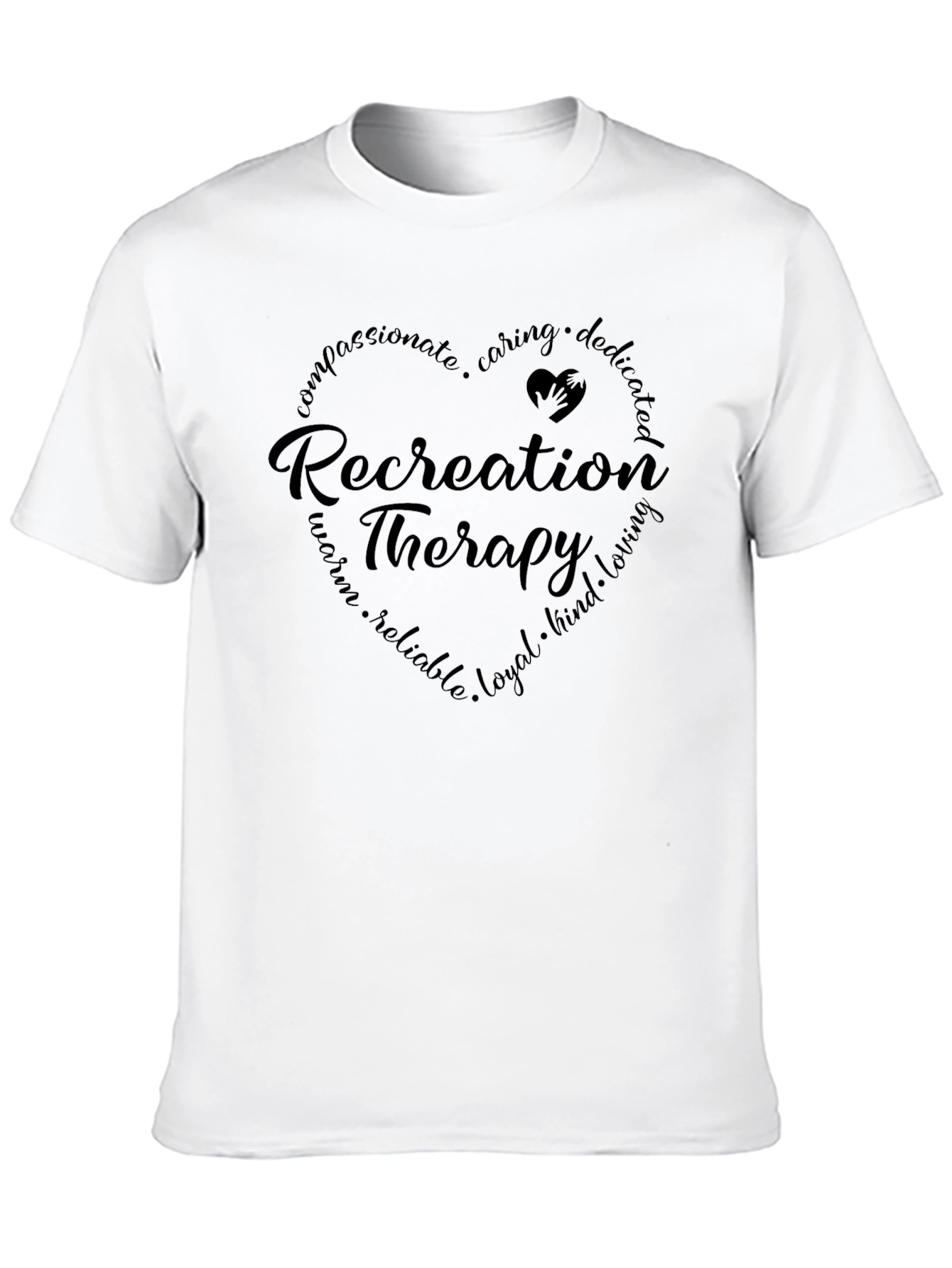 Recreation Therapy Heart Graphic T-Shirt