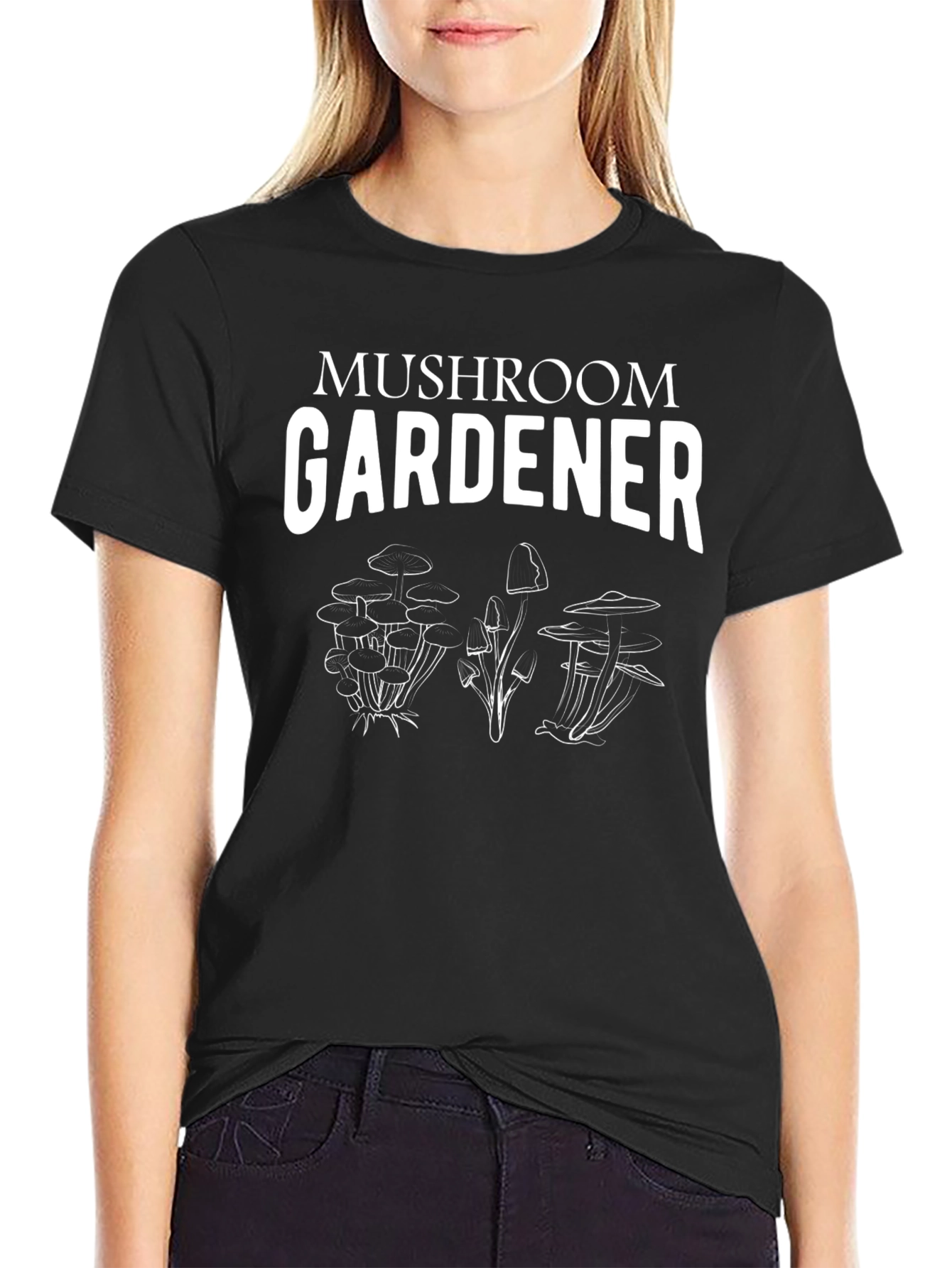 Mushroom Gardener Graphic T-Shirt