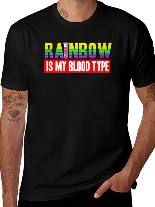 Rainbow Blood Type T-Shirt