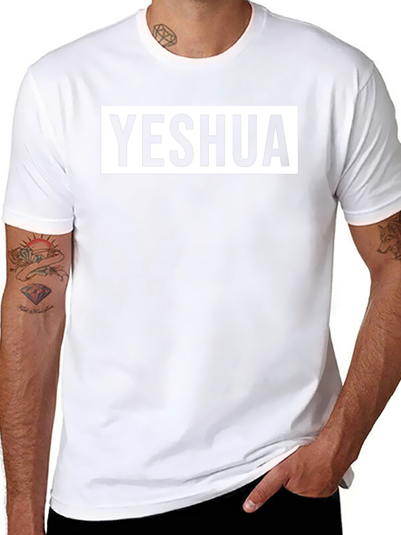 Yeshua Graphic Tee - Classic Black T-Shirt