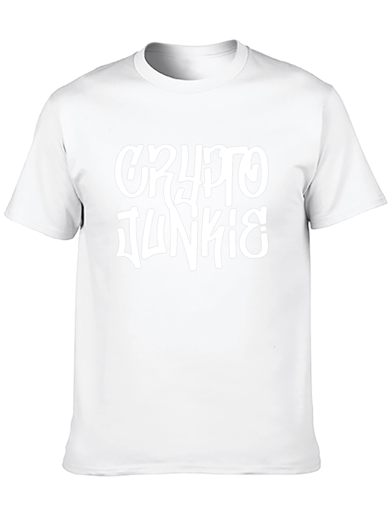 Crypto Junkie Graphic T-Shirt - Black