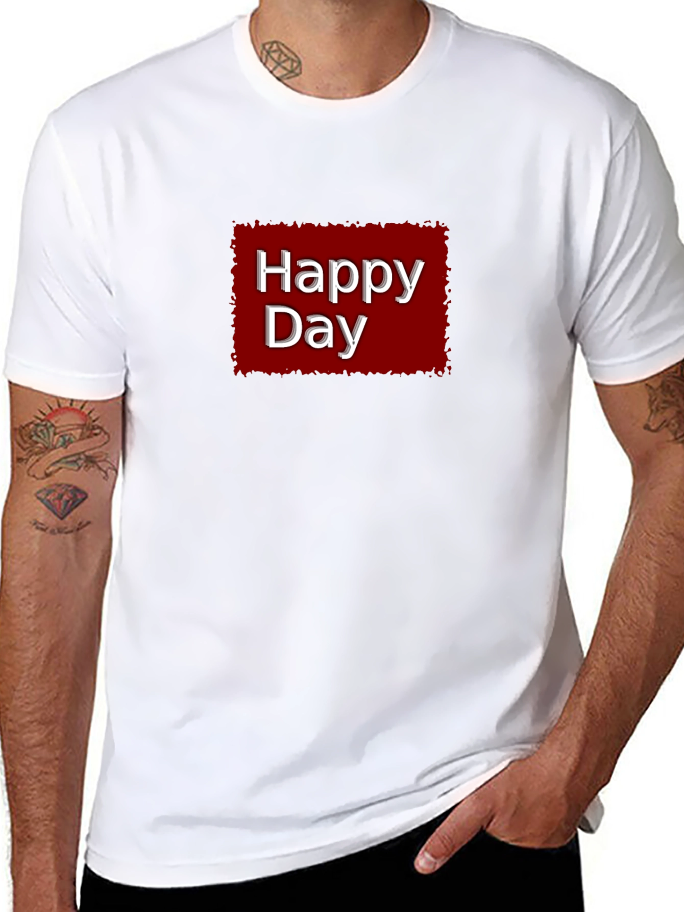 Happy Day Graphic Tee - Classic Comfort