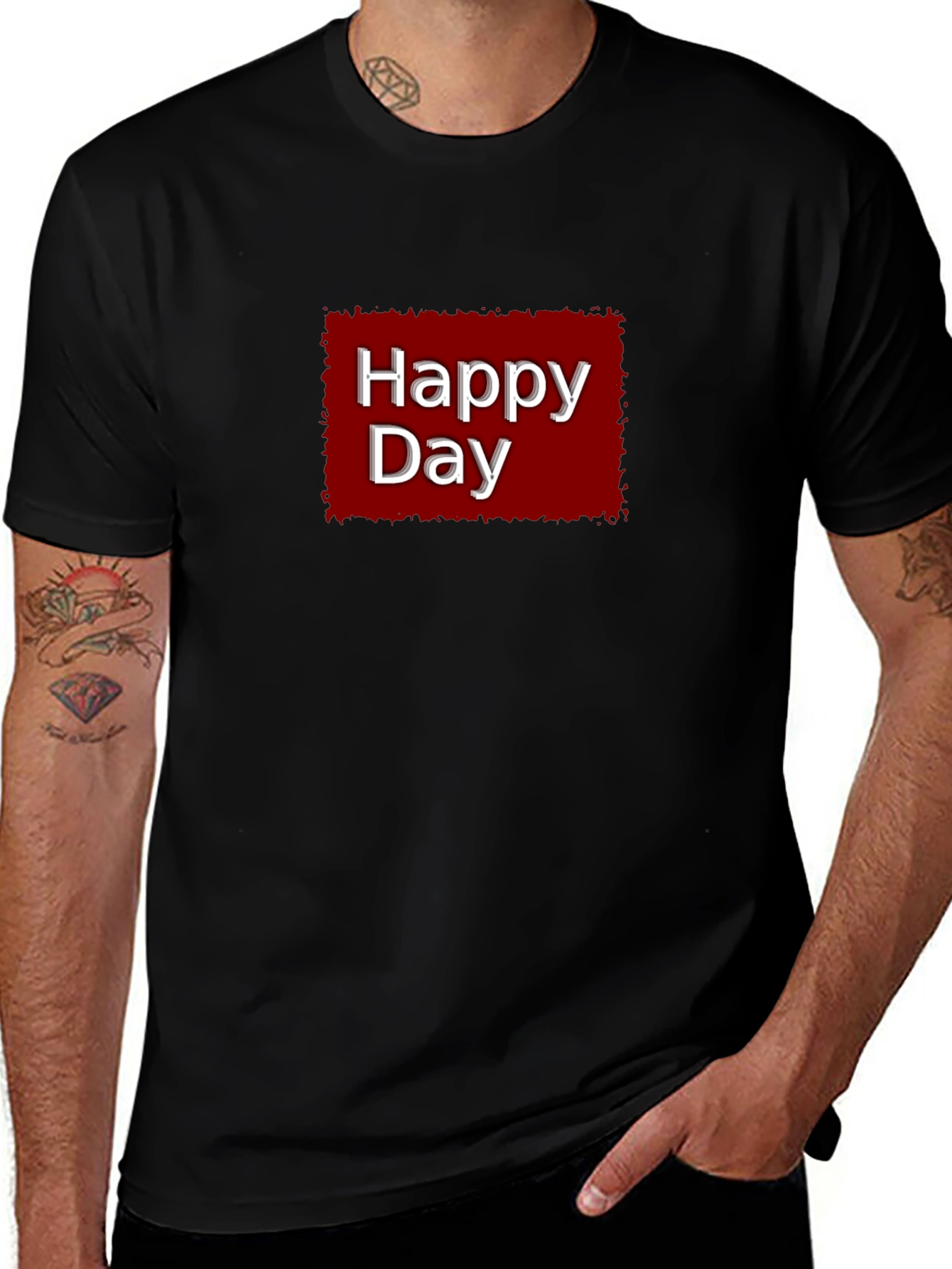 Happy Day Graphic Tee - Classic Comfort