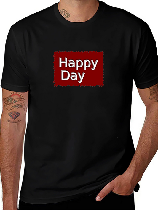 Happy Day Graphic Tee - Classic Comfort
