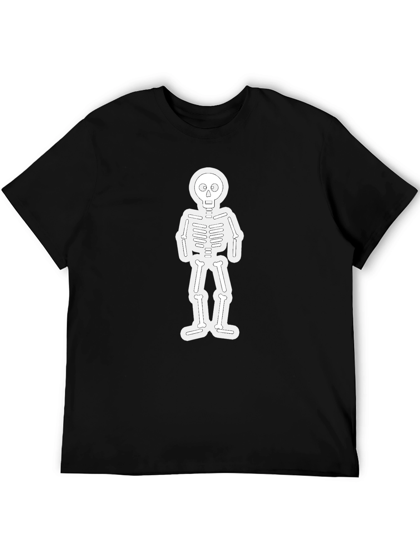 Skeleton Graphic Black T-Shirt - Halloween Ready