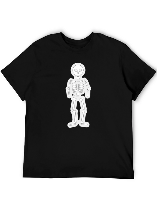 Skeleton Graphic Black T-Shirt - Halloween Ready