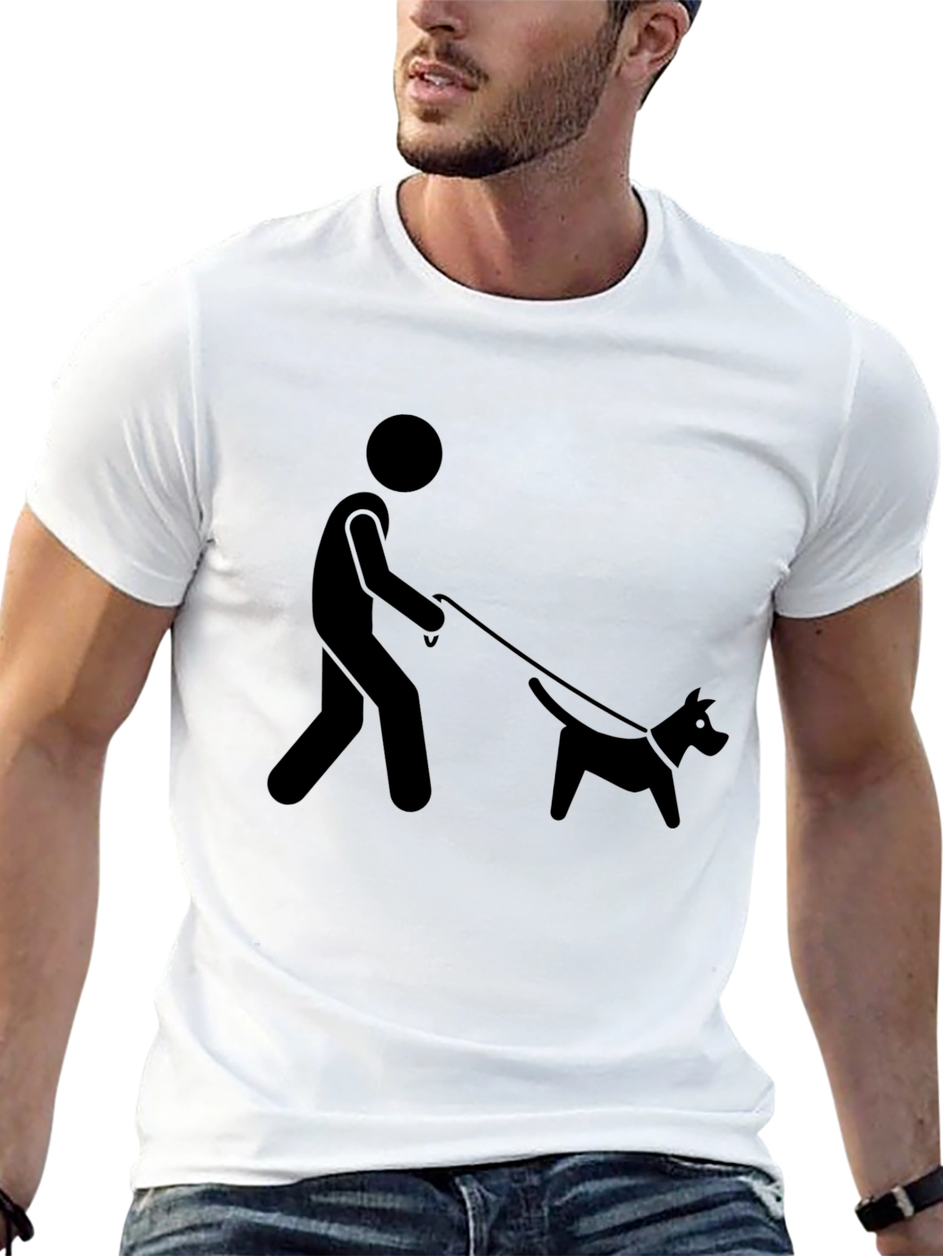 Walking the Dog Graphic Tee