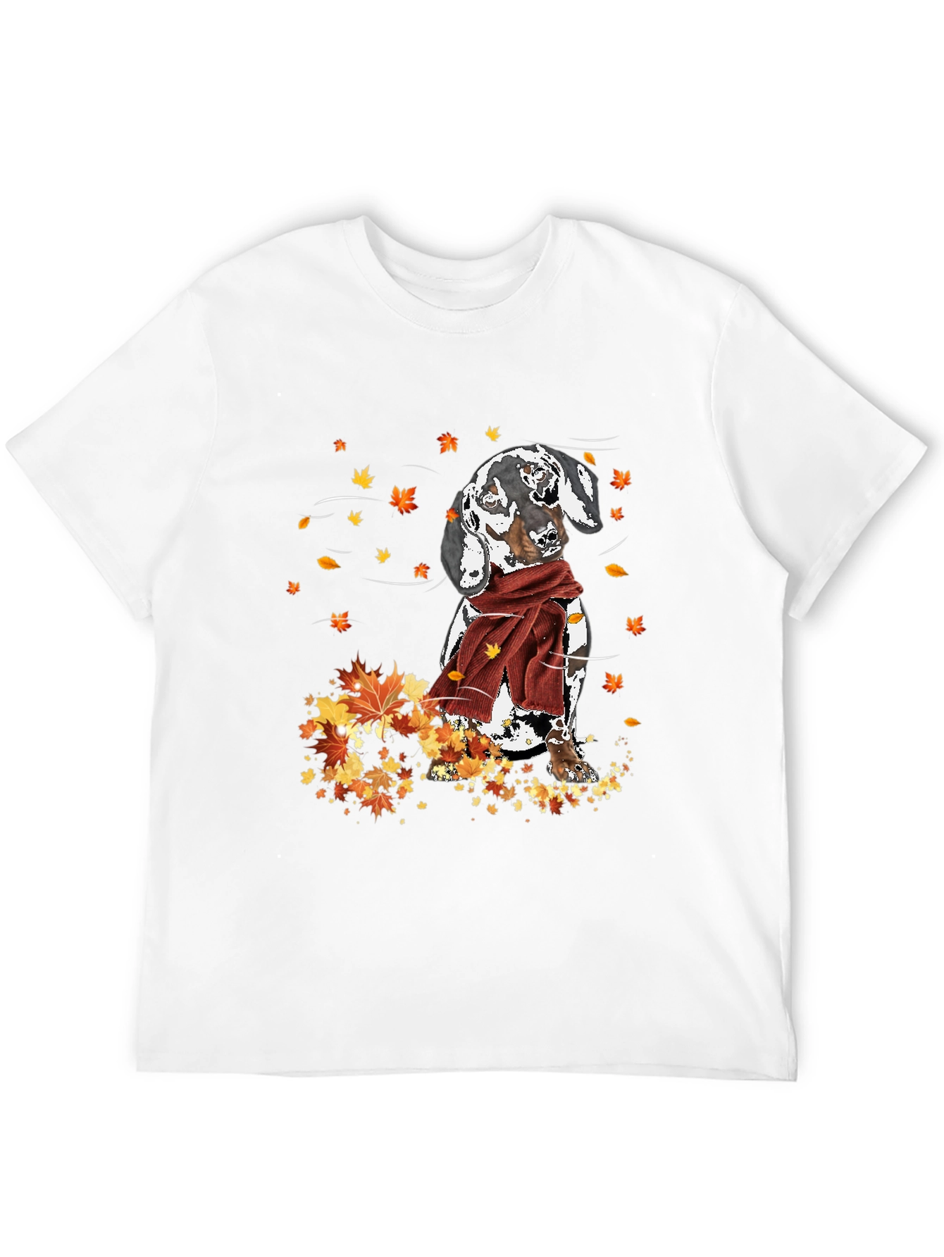 Dachshund Fall Leaves T-Shirt | Cute Dachshund Autumn Tee | Funny Dog Lover Shirt | Dog Lover Gift | Free Shipping $50+