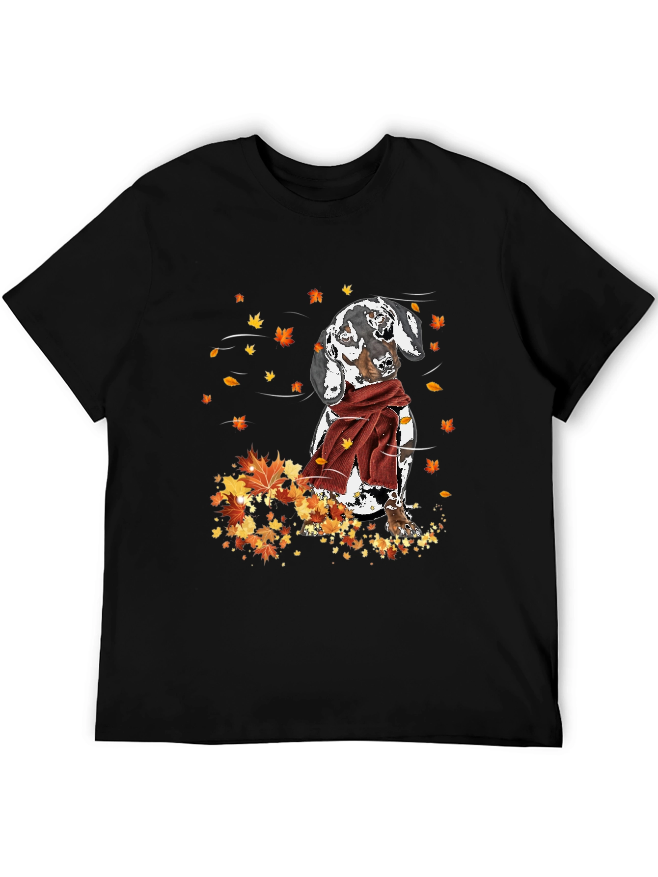 Dachshund Fall Leaves T-Shirt | Cute Dachshund Autumn Tee | Funny Dog Lover Shirt | Dog Lover Gift | Free Shipping $50+