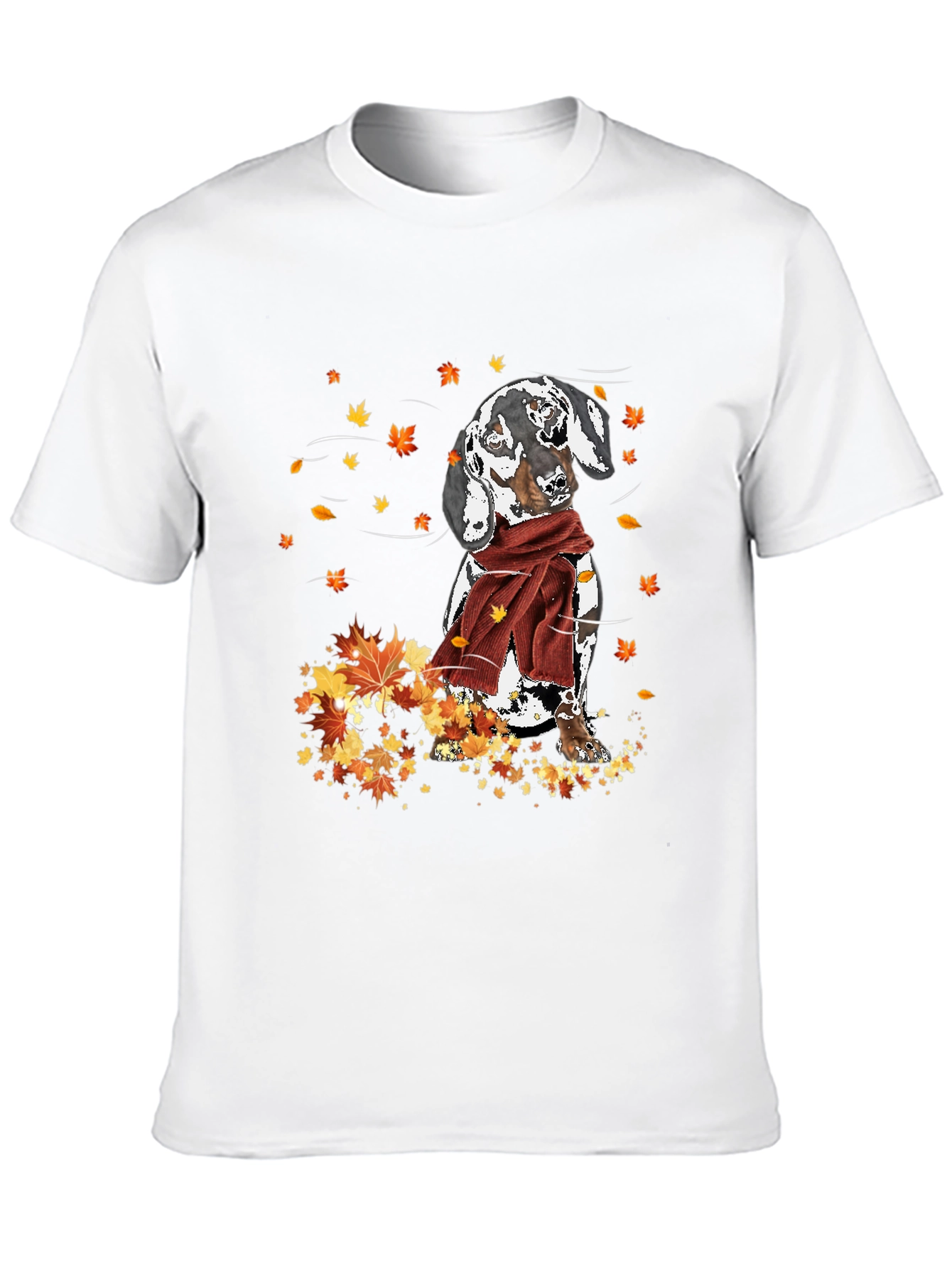 Dachshund Fall Leaves T-Shirt | Cute Dachshund Autumn Tee | Funny Dog Lover Shirt | Dog Lover Gift | Free Shipping $50+