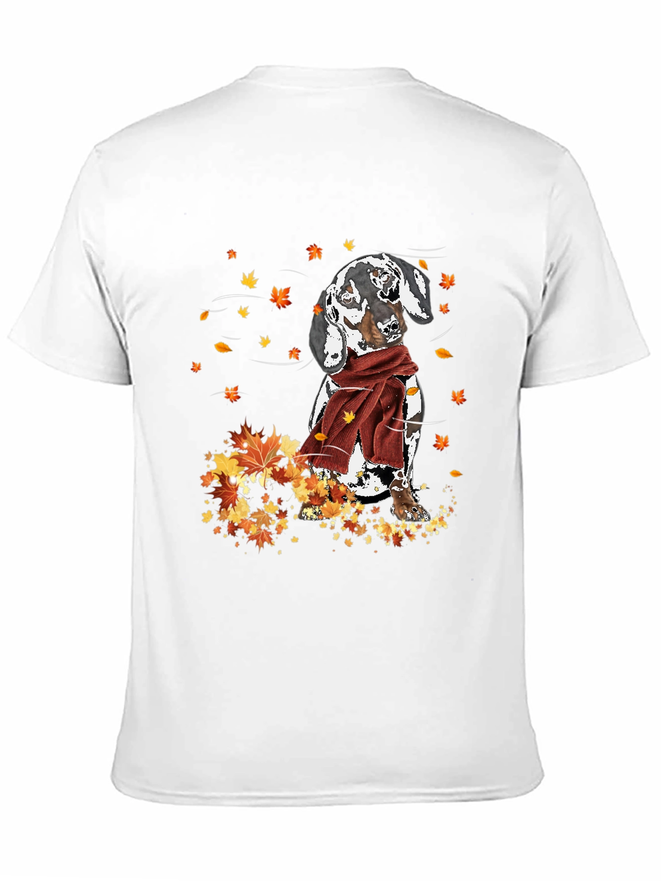 Dachshund Fall Leaves T-Shirt | Cute Dachshund Autumn Tee | Funny Dog Lover Shirt | Dog Lover Gift | Free Shipping $50+
