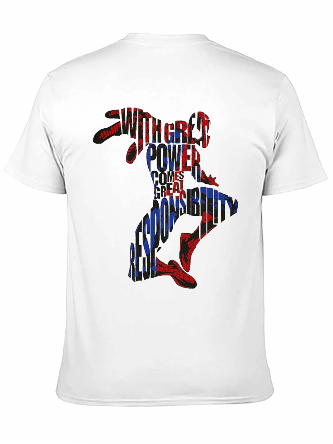 Spiderman Graphic Print Black T-Shirt