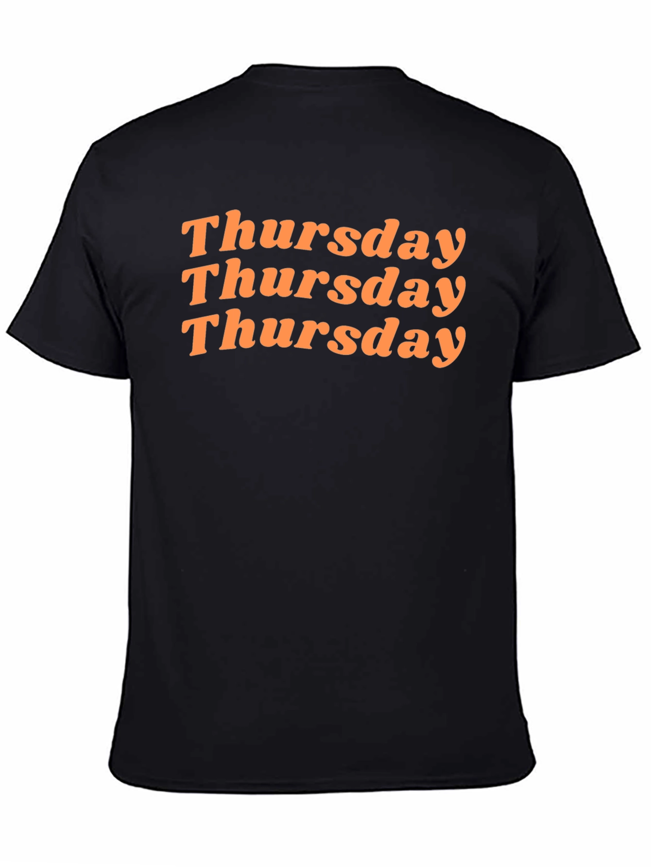 Thursday Graphic Tee - Black Cotton Blend