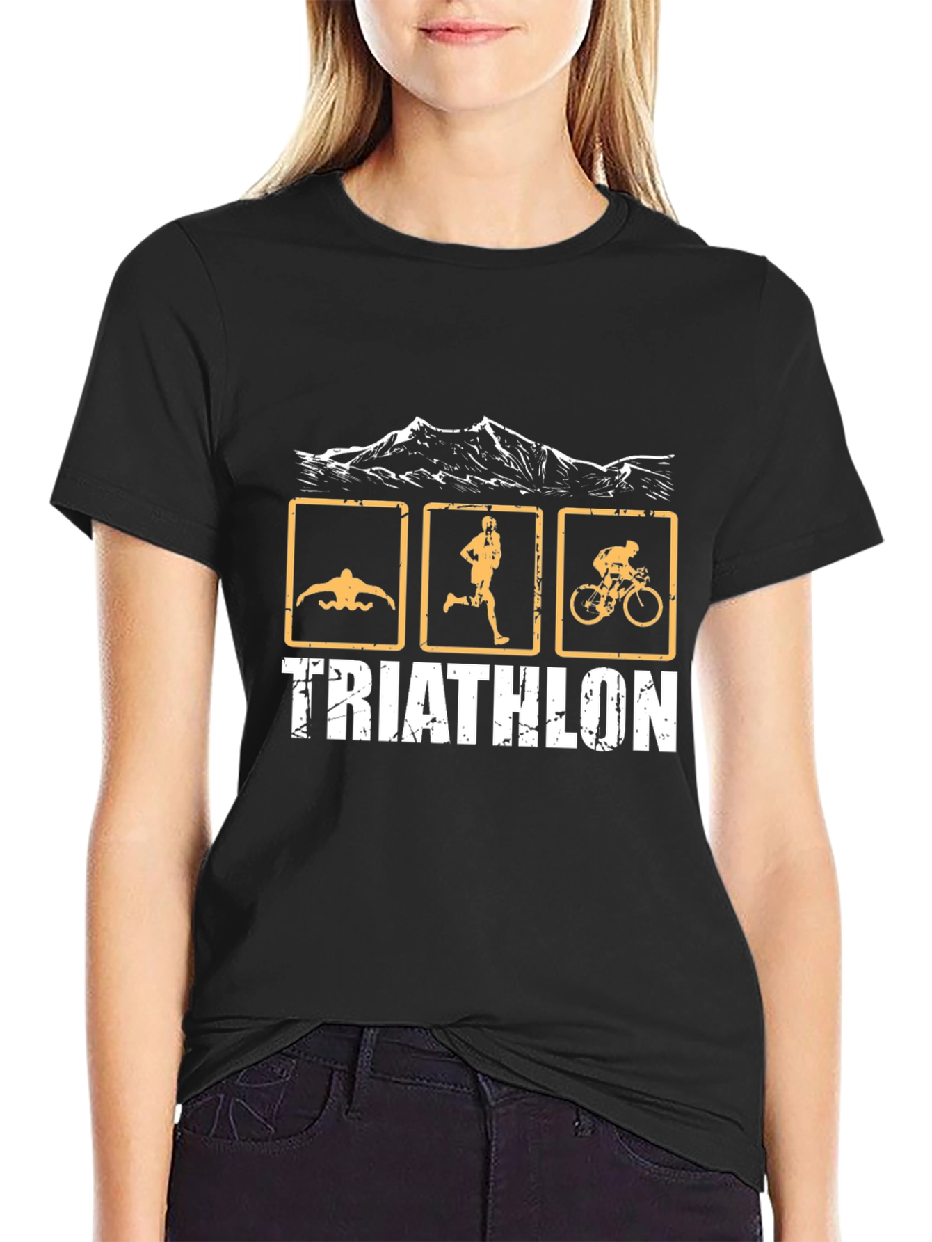 Triathlon Athlete Graphic Tee