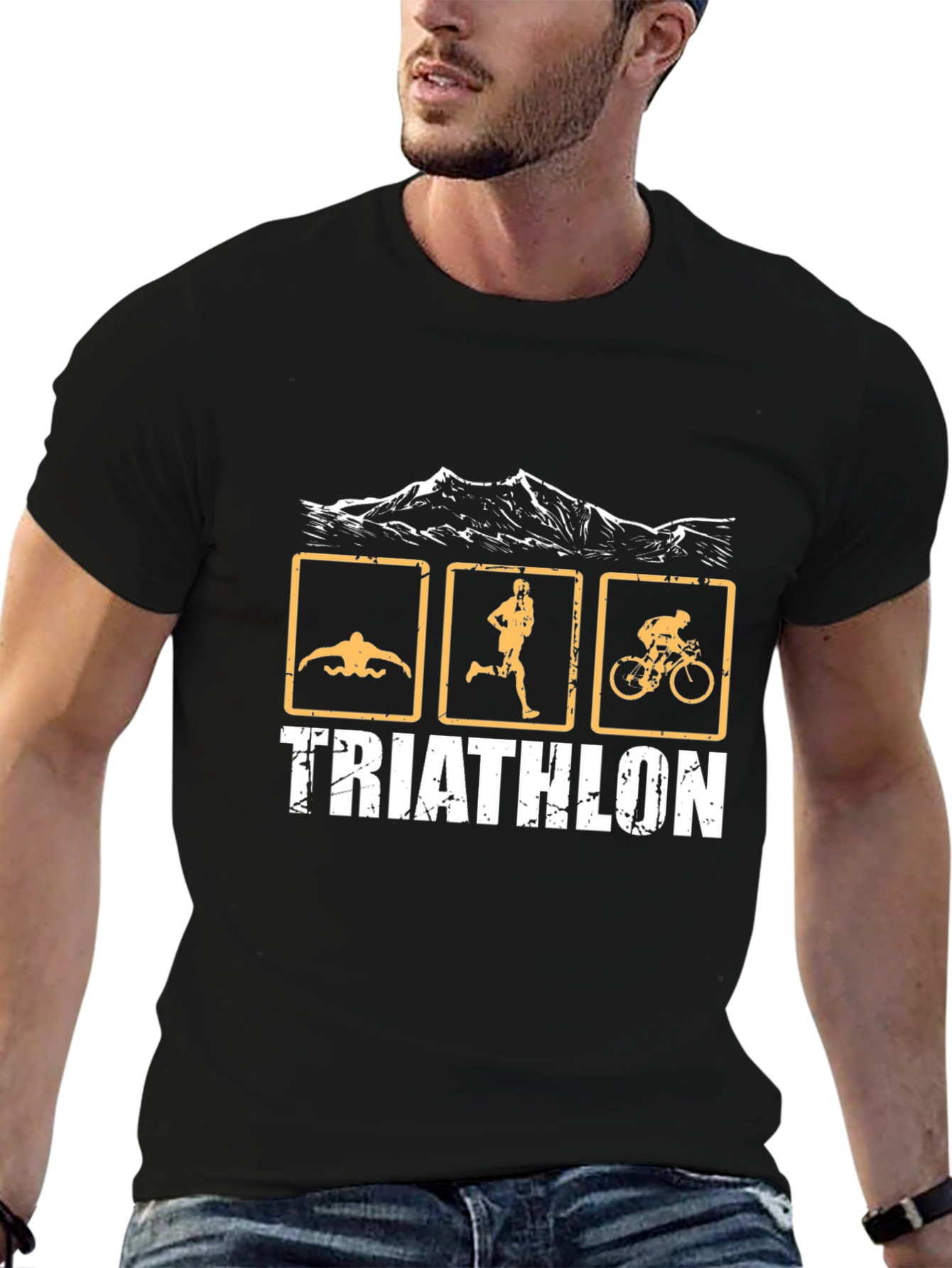 Triathlon Athlete Graphic Tee
