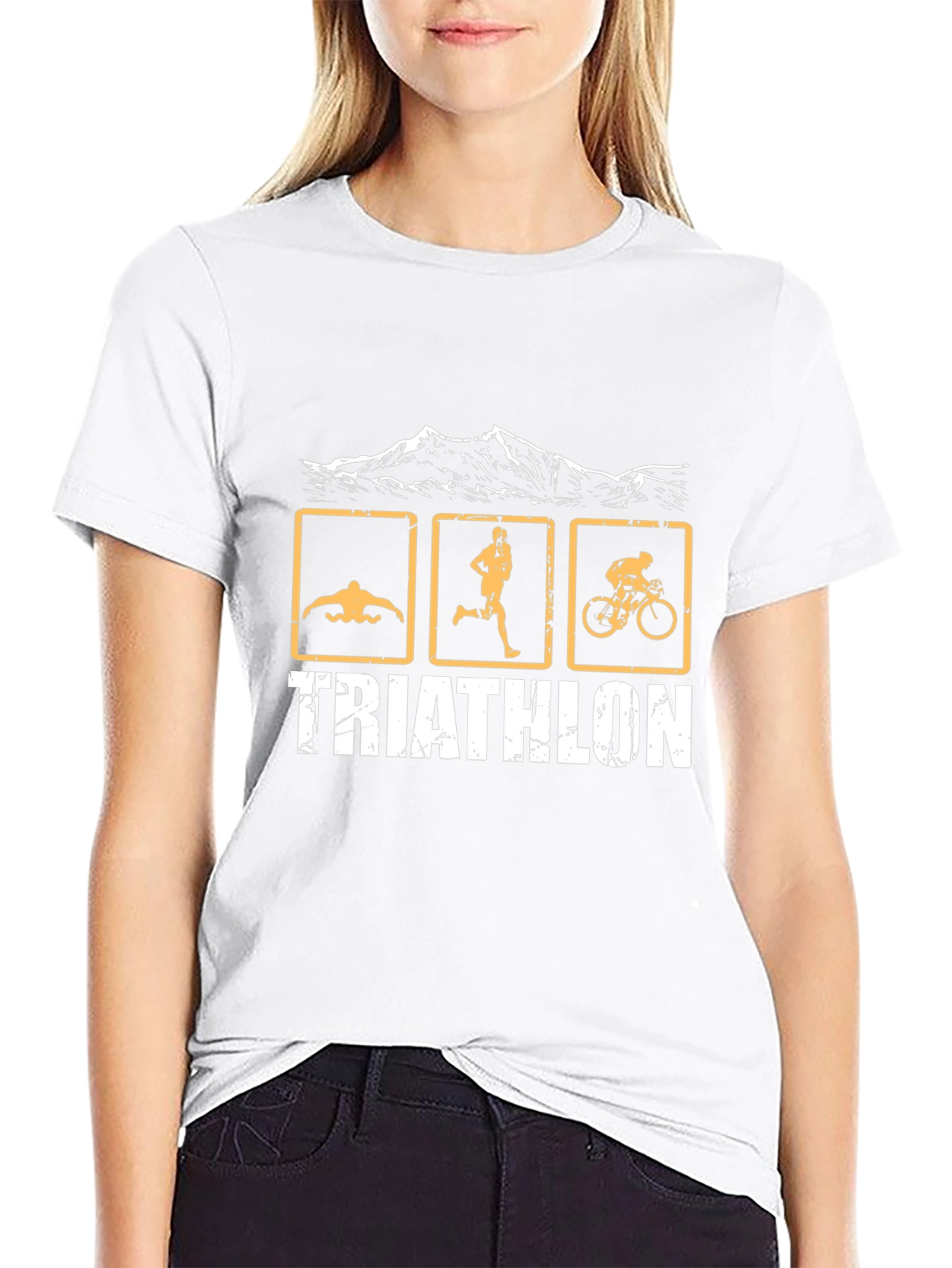 Triathlon Athlete Graphic Tee