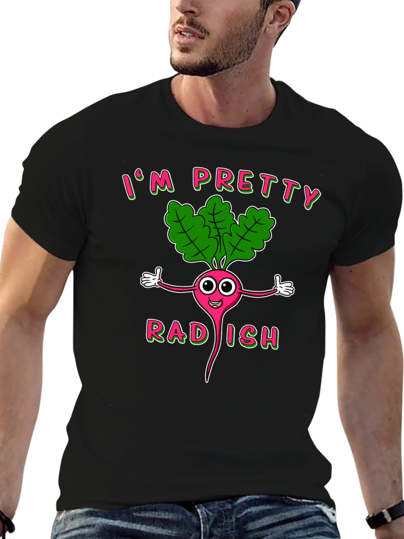 Funny Radish Pun Graphic T-Shirt