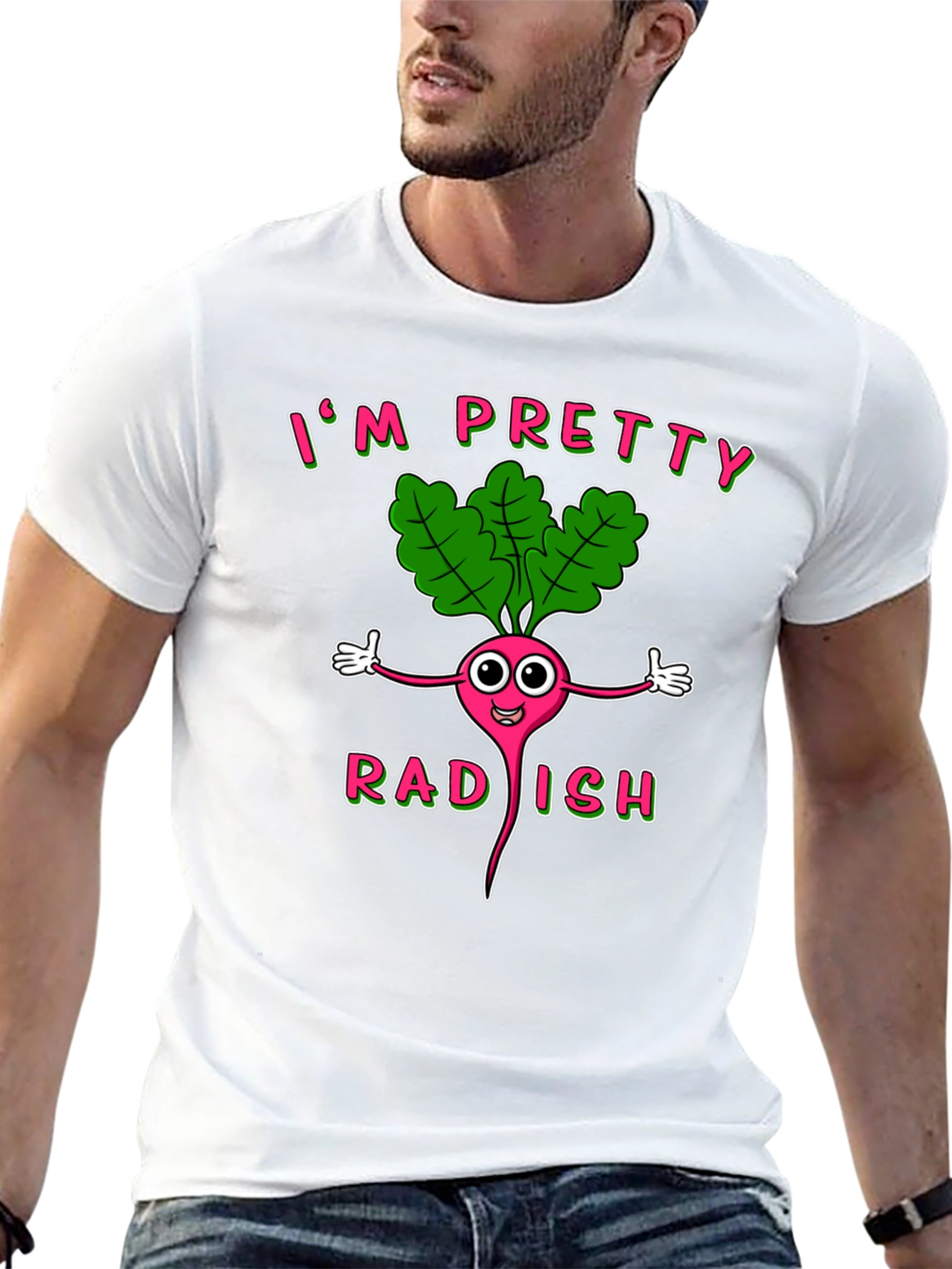 Funny Radish Pun Graphic T-Shirt