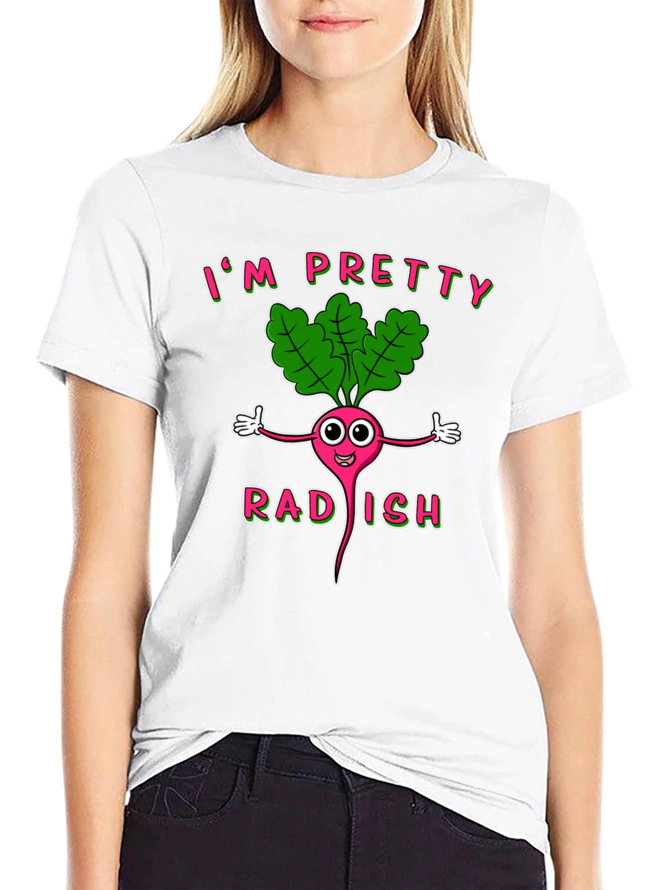 Funny Radish Pun Graphic T-Shirt