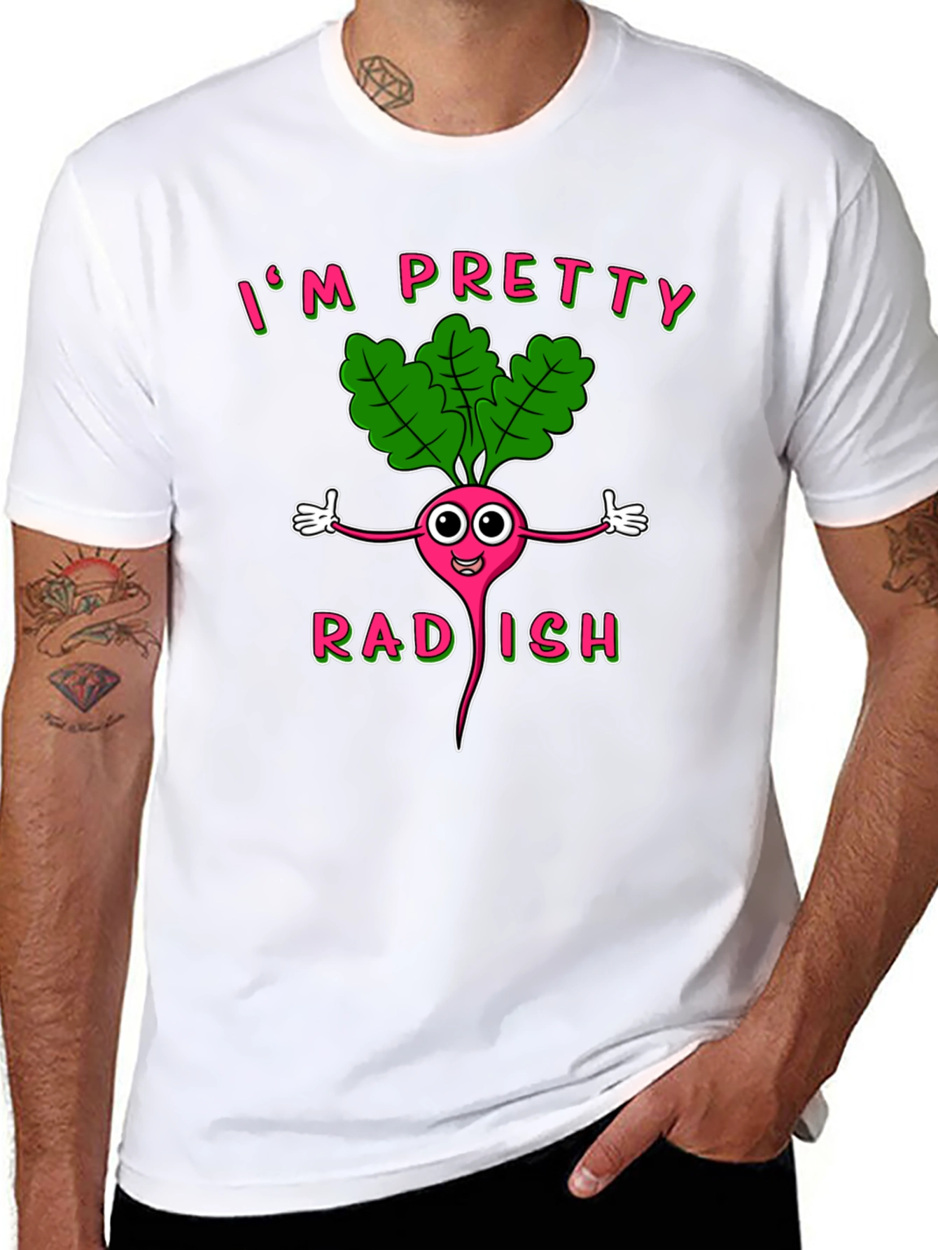Funny Radish Pun Graphic T-Shirt