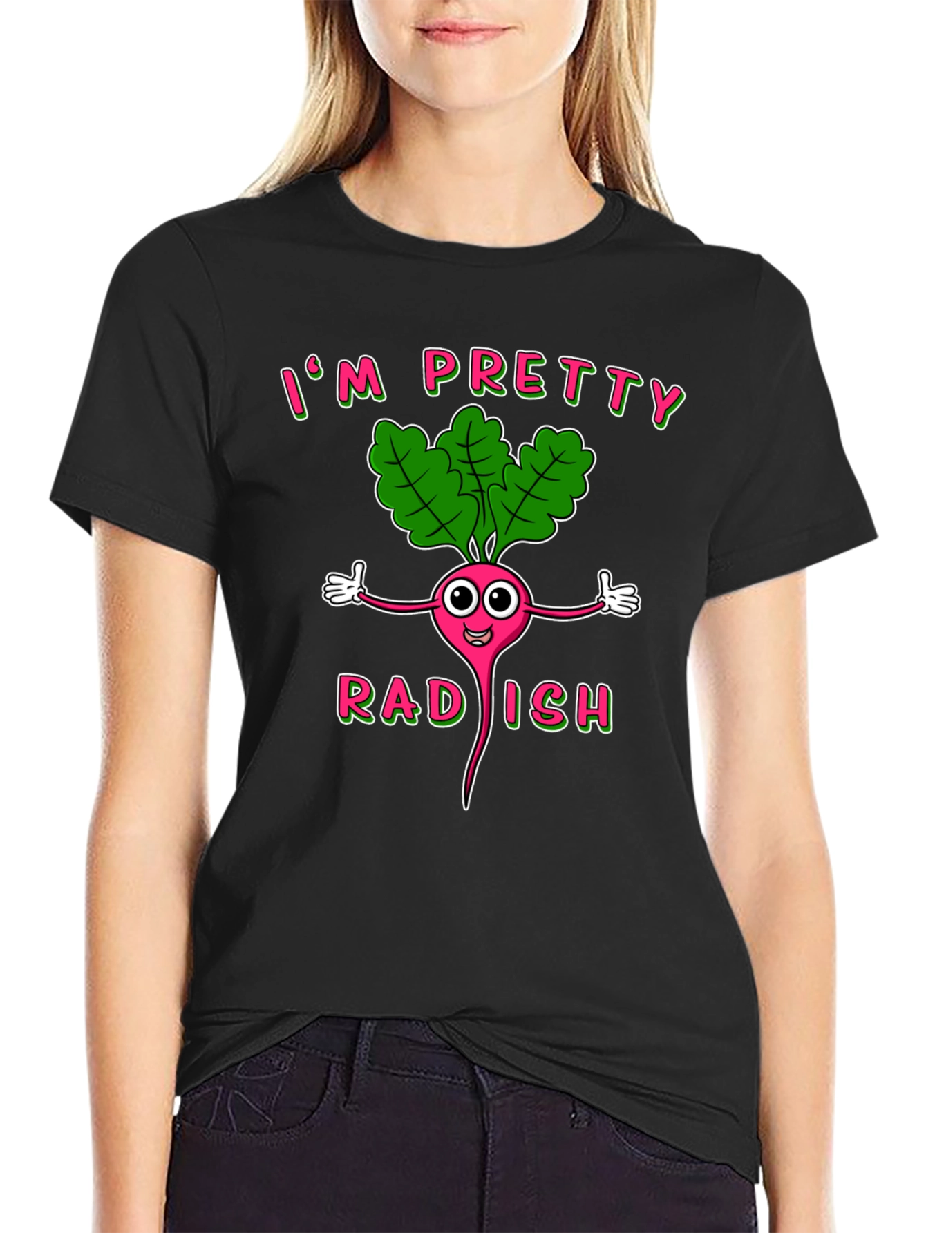 Funny Radish Pun Graphic T-Shirt